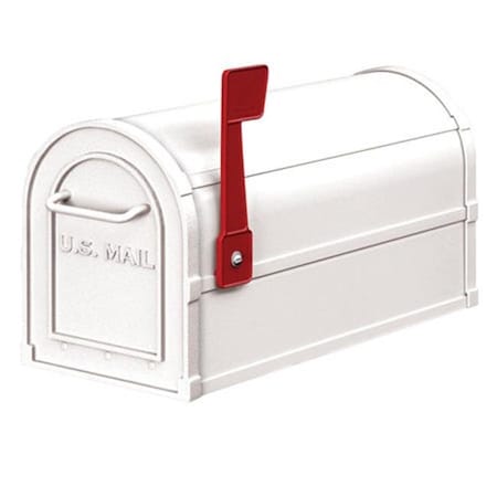 Salsbury Industries Salsbury Industries 4850WHT Heavy Duty Rural Mailbox - White 4850WHT
